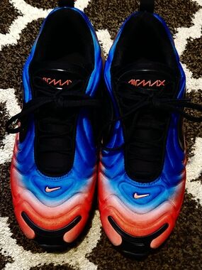 Nike Gradient Blue to Coral Athletic Sneakers